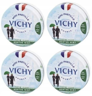 4x40g VICHY pastylki miętowe UK
