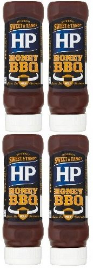 4x465g HP honey bbq sos do grilla z miodem UK