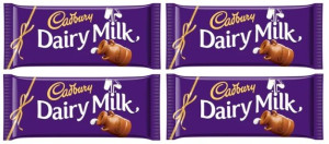 4x95g CADBURY Dairy Milk czekolada UK