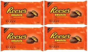 4x96g REESE'S Rounds ciastka masło orzechowe