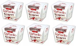 6x150g RAFFAELLO bombonierka kokos i migdał KARTON