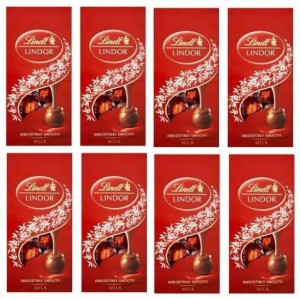 8x100g LINDT Lindor Milk praliny