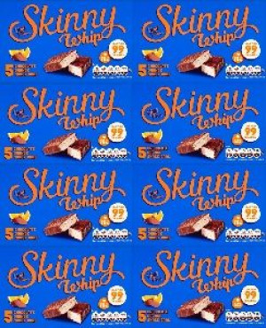8x125g SKINNY WHIP Orange Chocolate batoniki UK