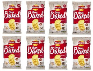 8x150g WALKERS Oven Baked sea salt chipsy 6pack UK