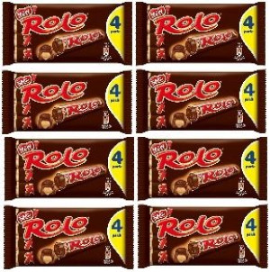 8x166g NESTLE ROLO baton toffi 4szt UK