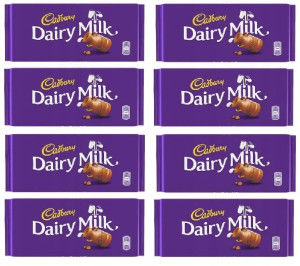 8x180g CADBURY czekolada mleczna