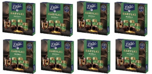 8x200g WEDEL czekoladki baryłki o smaku whisky