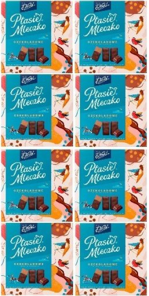 8x360g WEDEL Ptasie Mleczko Czekoladowe