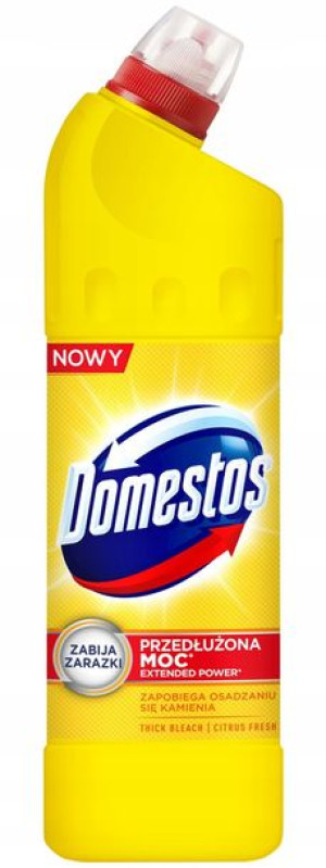 DOMESTOS Płyn do WC Citrus Fresh żel 1250ml Żółty