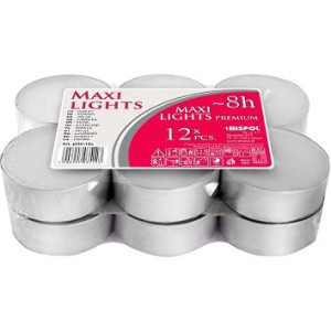 Podgrzewacze Tealight Świeczki Bezzapachowe 12 Szt