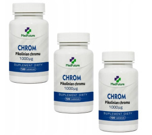 Chromium CHROM odchudzanie metabolizm 3 opakowania