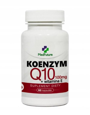 KOENZYM Q10 witamina E 100mg CoQ10 UBICHINON 60 kapsułek