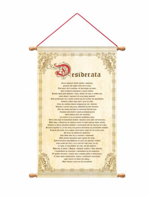 Desiderata - Zwój długi