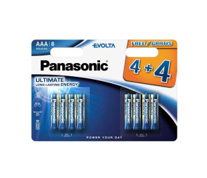Bateria alkaliczna Panasonic Evolta LR3 AAA 8BL x8