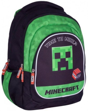Plecak Szkolny Minecraft Time To Mine