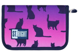 Piórnik Dwuklapkowy Night Cats Bez Wyposażenia