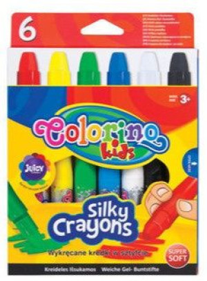 Colorino Wykręcane Kredki W Sztyfcie 6 Kolorów