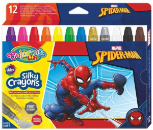 Colorino Wykręcane Kredki W Sztyfcie Spiderman