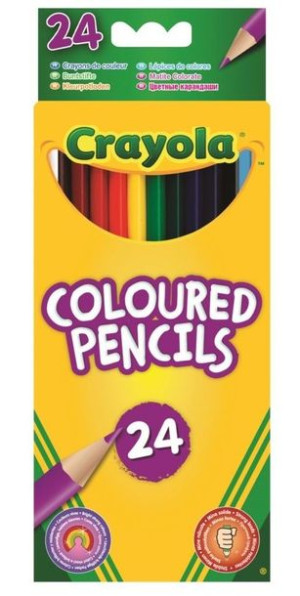 Crayola Ołówkowe Kredki Kolorowe 24 Szt