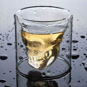 Zestaw Kubków Do Drinków Whisky Wódka Czaszka