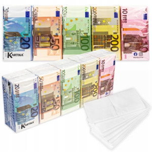 Chusteczki higieniczne KING OF MONEY EURO KARIKA