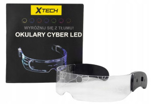 Okulary Rgb Led 7 Kolorów Mayday Sunrise + Baterie