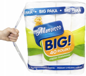 Papier Toaletowy Almusso Big 3 Warstwy 40 Rolek