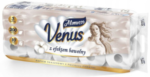 Papier toaletowy Almusso Venus 200 listków 10rolek