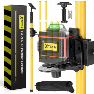 Tyczka Do Lasera Xtech Poziomica Drążek 360 Cm