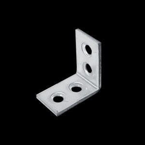 Kątownik metalowy wąski,  łącznik budowlany, KW-1, 25 x 25 x 15 mm