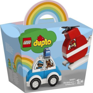 Lego 10957 Duplo Helikopter Strażacki I Radiowóz