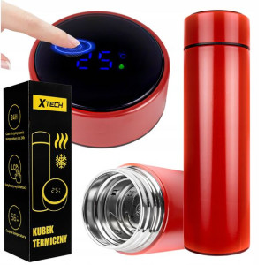 Smart Kubek Termiczny Termos Bidon Led 500ml Xtech
