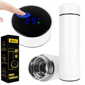 Smart Kubek Termiczny Termos Bidon Led 500ml Xtech