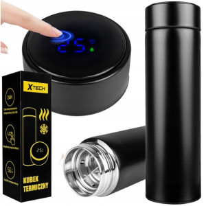 Smart Kubek Termiczny Termos Bidon Led 500ml Xtech