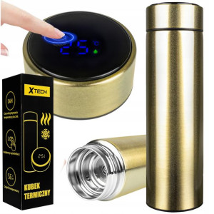 Smart Kubek Termiczny Termos Bidon Led 500ml Xtech