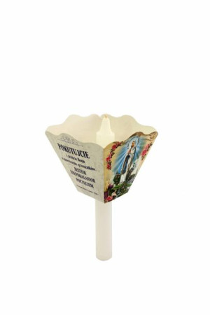 Lampiony na świece Matka Boża z Lourdes (50 szt.)