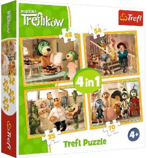 Trefl Puzzle 4w1 Trefliki Przygotowania Do Balu