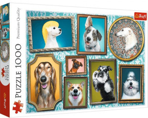 Trefl Puzzle 1000 El Wesołe Pieski Psia Galeria
