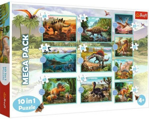 Trefl Puzzle 10w1 W Świecie Dinozaurów