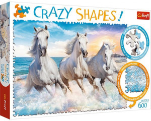 Trefl Puzzle 600 El Crazy Shapes Galop Wśród Fal