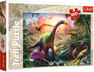 Trefl Puzzle 100el Świat Dinozaurów