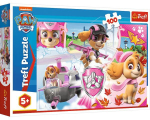 Trefl Puzzle 100el Psi Patrol Skye W Akcji