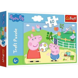 Trefl Puzzle 60el Zabawy W Gronie Przyjaciół Peppa