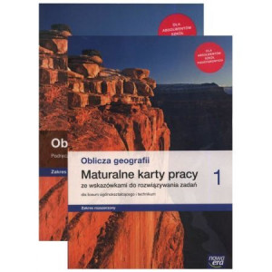 Pakiet Oblicza geografii 1 Podręcznik Karty Pracy Nowa Era