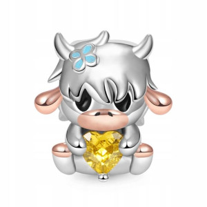 GNOCE - Charms Yak Embraces Heart Gem