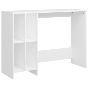 Biurko pod laptopa, białe, 102,5 x 35 x 75 cm, płyta wiórowa