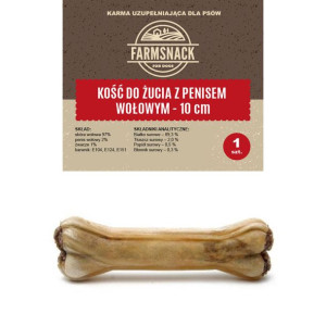 FarmSnack Kość do żucia z penisem wołowym 10cm