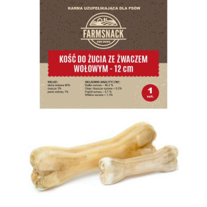 FarmSnack Kość do żucia ze żwaczem wołowym 12cm