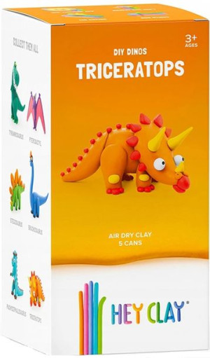 HEY CLAY Triceratops Dinozaur hej klej MASA PLASTYCZNA