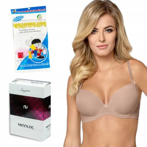 Biustonosz push up Ida Nipplex mocca 80D